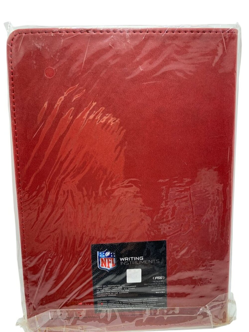 NFL Red Writing Instruments Journal Notebook New In Packaging - Picture 2 of 2